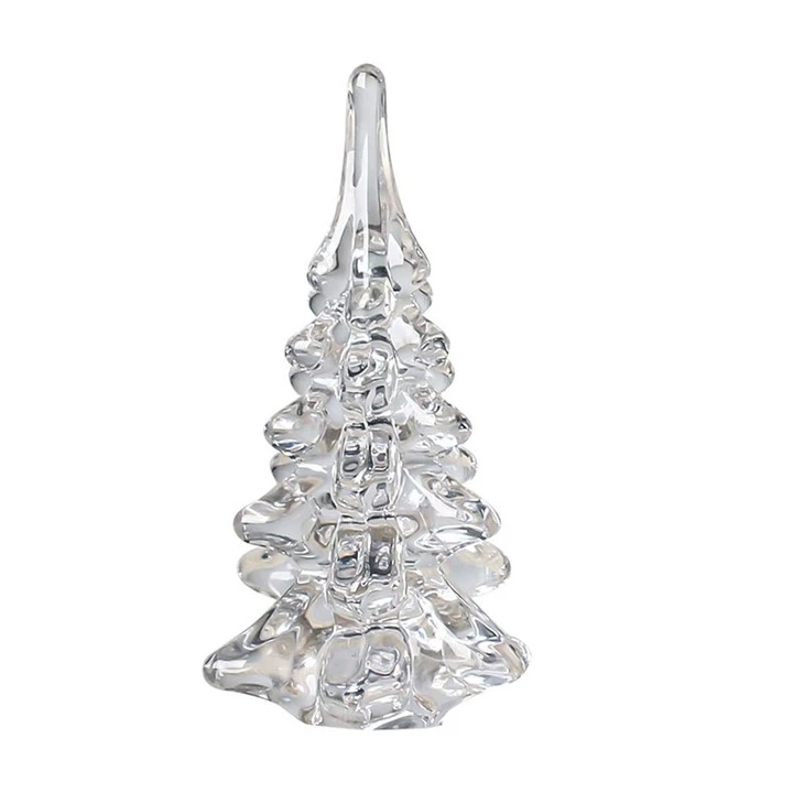 Tree Shaped Transparent Crystal Ornaments