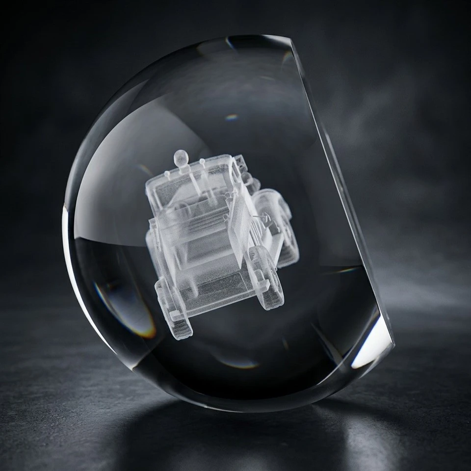 3D Inner Engraved Crystal Ornament best